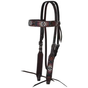 CIRCLE Y 5/8in Southwestern Beaded Browband Headstall (X0216-600V)