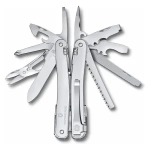 VICTORINOX Silver Swiss Tool Spirit MX Clip (3.0224.MKB1)