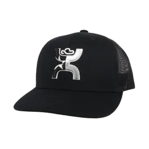 HOOEY Texican 6-Panel Texas Flag Hooey Logo Black Trucker Cap (2120T-BK)