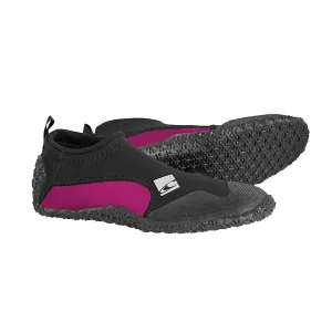 O'NEILL Youth Reactor 2mm Black/Neon Pink Reef Booties (3286-J18)