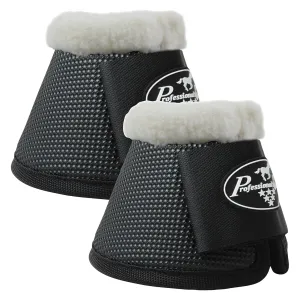 PROFESSIONAL'S CHOICE All Purpose Bell Boots w/ Fleece (BBF30-BLA)