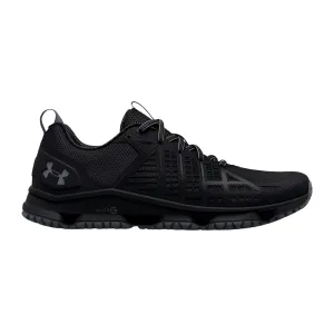 UNDER ARMOUR Men's Micro G Strikefast Black/Black/Pitch Gray Tactical Shoes (3024953-001)