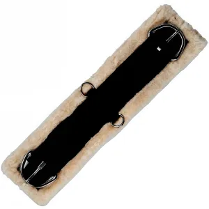 MUSTANG Pony Pleasure Brown Nylon Fleece Cinch with Nickel Plated Buckles (266)