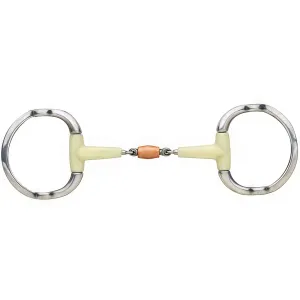 HAPPY MTH Double Joint Contour Copper Roller Eggbutt Gag (469598SS)