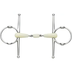HAPPY MTH Double Joint Roller Full Cheek Gag Bit (470380SS)