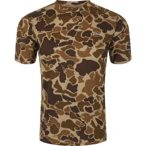 DRAKE Youth EST Camo Performance Short Sleeve Crew (DW1906-YTH)