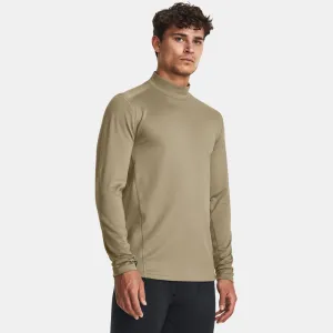 UNDER ARMOUR Men's Tactical ColdGear Infrared Federal Tan/Black Base Mock Neck Top (1365388-499)
