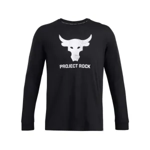 UNDER ARMOUR Men's Project Rock Brahma Bull Black/White LS Shirt (1374847-003)
