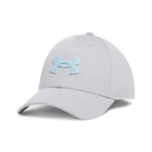 UNDER ARMOUR Men's Blitzing Low Mod Gray/Stream Stretch Fit Cap (1376700-011)