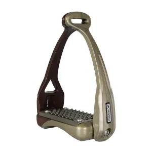 ACAVALLO Opera Brown Stirrups (AC601-07-OS)