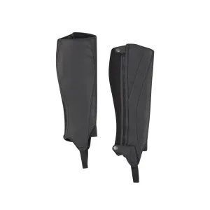 KERRITS Women's Griptek 2.0 Black Regular Horse Riding Half Chap (30448RBLK)