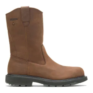 WOLVERINE Men's 10in Wellington Dark Brown Work Boots (W04727)