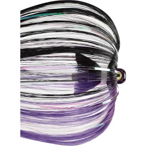 ILAND Witch 1/2 Oz Purple Head/Black/Plum/Flash Trolling Skirts (IW126F-BK/PL)