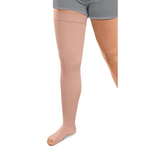 READYWRAP ExoStrong Thigh High 20-30 mmHg Open Toe Stockings w/ Silicone Top