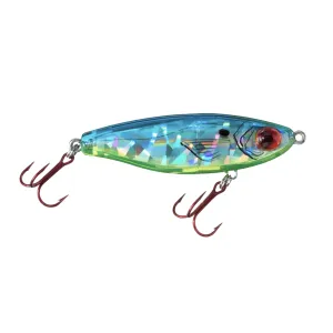 MIRROLURE S3 Catch 5 3.5in Blue/Chartreuse/Silver Suspending Twitchbait (S25MR-CHBL)