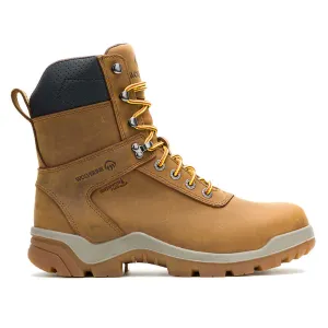 WOLVERINE Men's Vantage HyperRest 8in Composite Toe Dark Tan Work Boots (W251143)