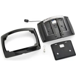CIRO Black License Plate Frame With White Light For 23-up Touring (40520)