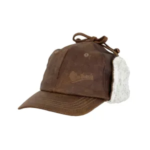 OUTBACK TRADING Mckinley Leather Brown Cap (1451-BRN)