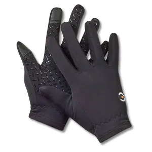 KERRITS Kids Thermo Tech Black Solid Riding Gloves (30487BLACK)
