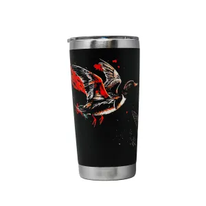 GRITR Stainless Steel Insulated Tumbler 20oz & 30oz - Travel Cup w/ Lids & Straw
