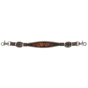 CIRCLE Y Desert Rawhide Edge Vintage Wither Strap (1018-45-SV)