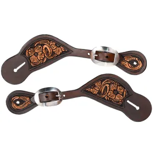 CIRCLE Y Men's Smooth Operator Spur Straps (1093-30-SV)