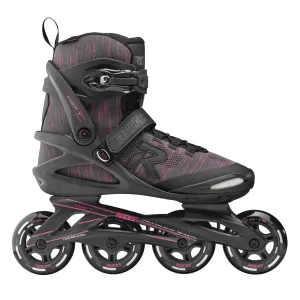 ROCES Women's Weft Thread Black/Fuchsia Inline Skates (WEFT-400877-00001)