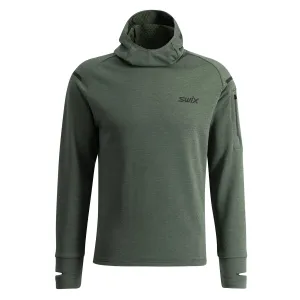 SWIX Men's Pace Black Midlayer Hooded Sweater (10058-23-10000)
