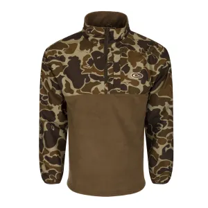 DRAKE Men's MST Quarter Zip Refuge Eqwader Jacket DW7355