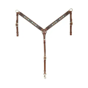 CIRCLE Y Buckskin Beaded Breast Collar (1072-20-S5)