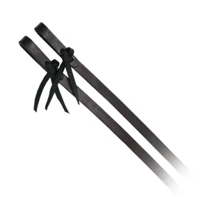 CIRCLE Y Classic 5/8in x 7 1/2ft Black Split Reins (4752-5818)