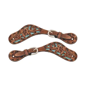 CIRCLE Y Ladies/Youth Carico Spur Straps (1071-35-SH)