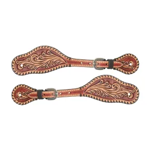 CIRCLE Y Men's Gauge Spur Straps (1074-30-SV)