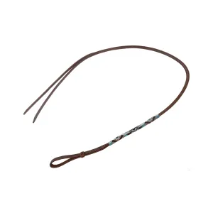 CIRCLE Y Buckskin Beaded 54in Over Under Strap (1072-54-SX)