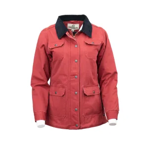 OUTBACK TRADING Ladies Gidley Tan Canvas Jacket (29862-CVS)