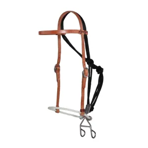 PROFESSIONAL'S CHOICE Solid Plate Easy Stop Bridles (8042)