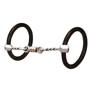 PROFESSIONAL'S CHOICE Bob Avila 3 Piece Twist Ring Snaffle (AVB-203)