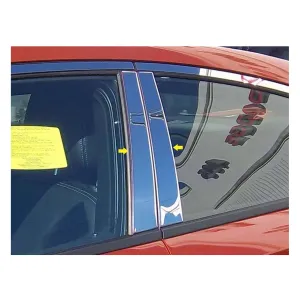 QAA 4-Piece Stainless Steel Pillar Post Trim Fits Dodge Charger 2011-2023 (PP51910)