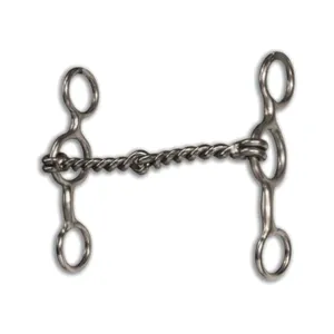 PROFESSIONAL'S CHOICE Equisential Twisted Wire Snaffle Short Shank Bit (EQB-404)