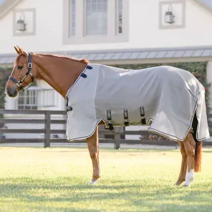 HORSEWARE IRELAND Rambo Protector Fieldsafe Silver/Navy/White/Beige Fly Sheet (AFANMT-IBWT)