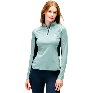 HORSEWARE IRELAND Women's Stamina Long Sleeve 1/4 Zip Top (CCHMC1)
