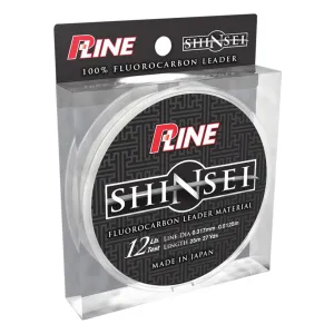 P-LINE Shinsei 15lb 27yd Fluorocarbon Leader (S25FC-15)