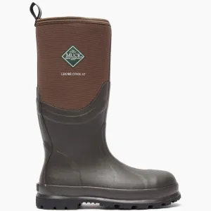 MUCK BOOT COMPANY Men's Chore Cool Steel Toe Brown Tall Boots (CSCT-STL)
