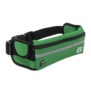 RunUnited Waist Pack for Running, Hiking & Gym - Waterproof Running Accessory w/ Phone Holder & Reflective Stripe
