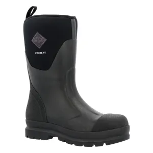 MUCK BOOT COMPANY Women's Chore Black Mid Steel Toe Boots (MCMPW00)