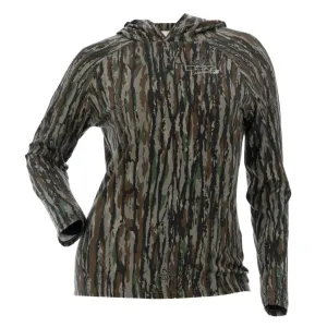 DOING SOMETHING GREAT Women's Bamboo Long Sleeve Hooded Shirt