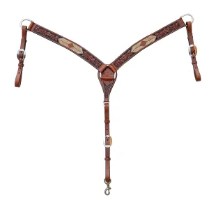 PROFESSIONAL'S CHOICE Arrowhead Rawhide 1 3/4in Tapered Breast Collar (3P6012-T)