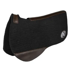 PROFESSIONAL'S CHOICE Steam-Pressed Wool Round Felt Bottom Saddle Pad (PCWFPR)