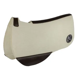 PROFESSIONAL'S CHOICE Steam-Pressed Wool Round Felt Bottom Saddle Pad (PCWFPR)