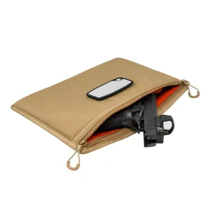 GRITR Handgun Sleeve - Soft Gun Case with ID Patch & Lockable Zippers